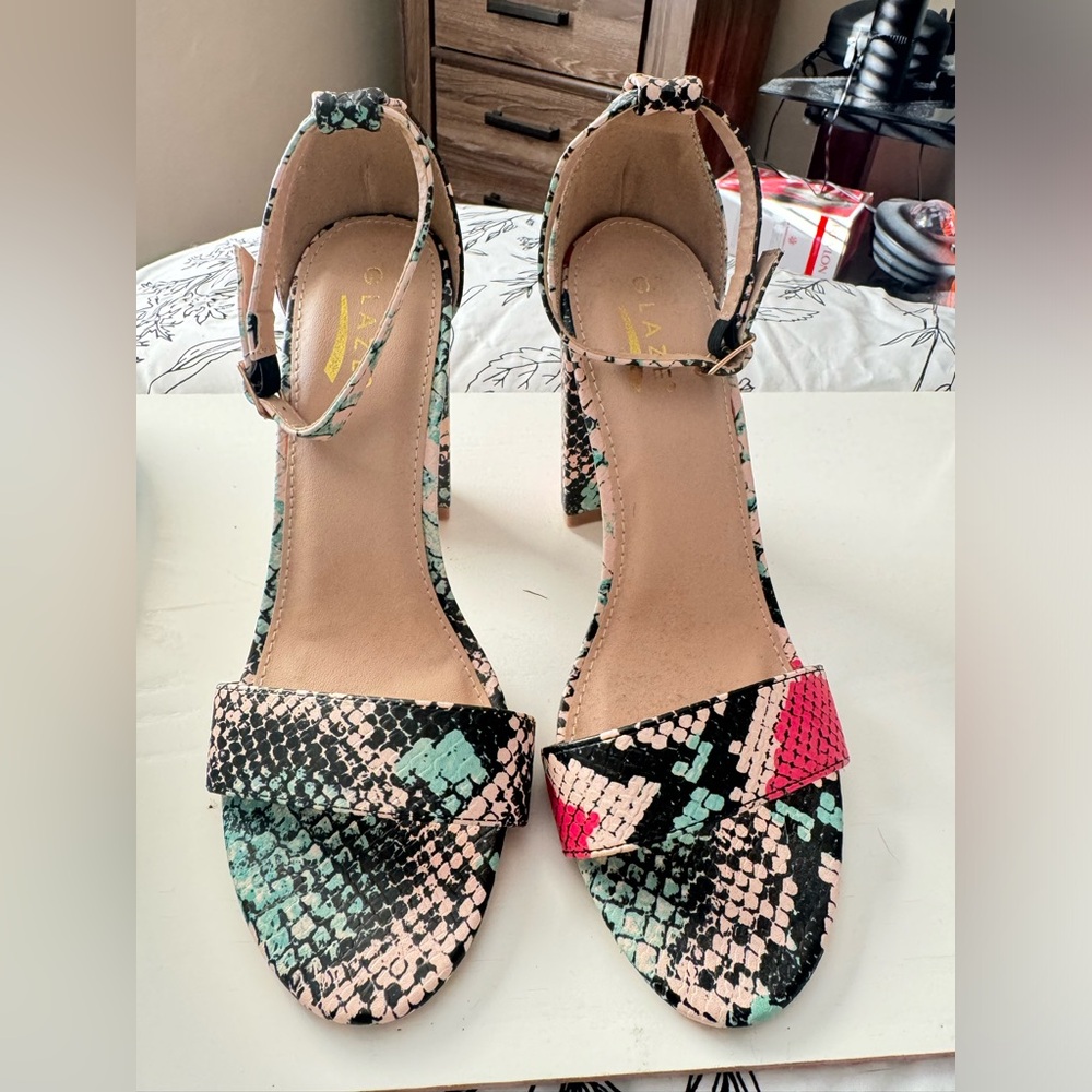 Snake Skin Heels